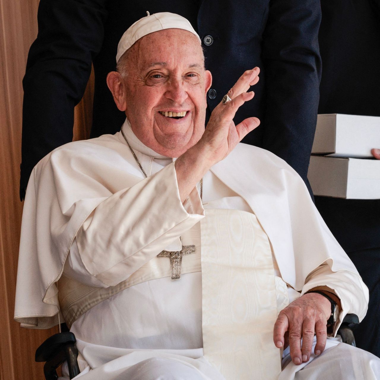 Pope Francis’ doctor said: “He is not in danger of death”